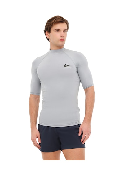 Quiksilver Everyday Upf50 Ss Antrasit Erkek Surf Kısa Kol T-shirt Gri