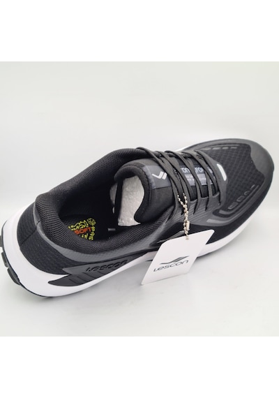 Lescon Mıura 4 Siyah Beyaz Erkek Sneaker Spor Ayakkabı Siyah