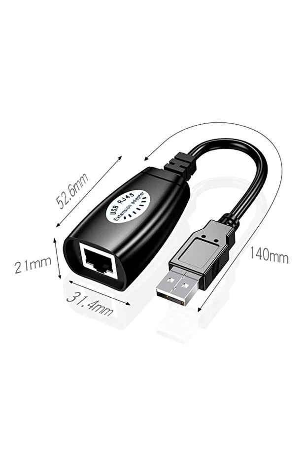 Yeni Usb Rj45 Extender Rj45 Usb Ek Uzatıcı Cat5e 6 Kablosu Ekleme Extensıon Extender Rj45 Usb Uzatma Kablosu