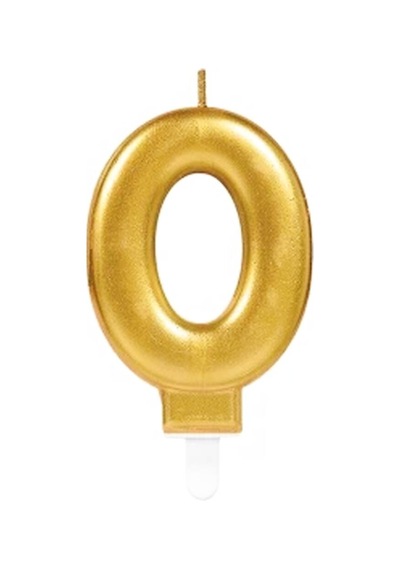 0 Rakam Mum Gold Renk Evimdeyokyok Altın