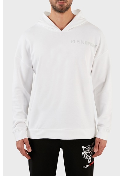 Plein Sport FIPSC131501 Erkek Sweat Beyaz