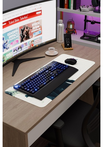 Matrix V1 70x30 Xl Gaming Kauçuk Kaymaz Taban Mouse Pad Fare Altlığı