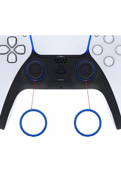 Ps5 Ring Dualsense Analog Çerçevesi Playstation 5 Kol Tamir Parçası 2 Adet Halka Mavi
