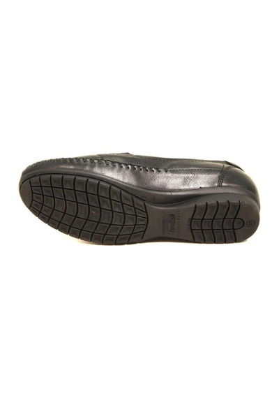 Forelli 51302 Lady Hakiki Deri Comfort Kadın Günlük Ayakka Sıyah