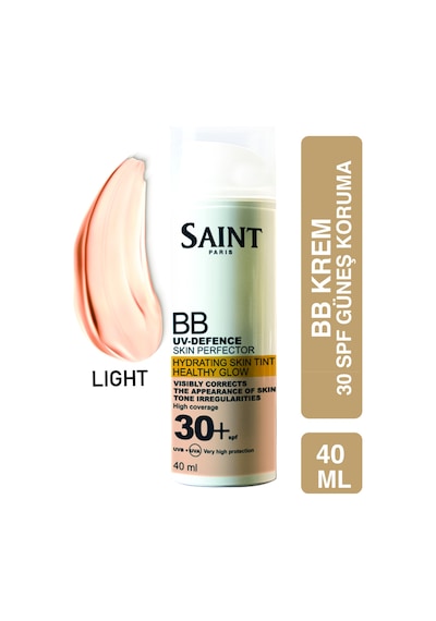 Saint Paris Cilt Tonu Eşitleyici ve Nemlendirici Güneş Korumalı BB Krem 40 ML