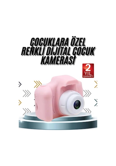 Çocuklara - 289 - Özel Fotoğraf Ve Video Çeken Mini Çok Renkli - Csmo-tex - Fotoğraf Makinesi