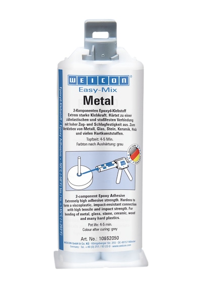 Weicon Easy-Mix Metal Yapıştırıcı 50 Ml Gri Yeşil