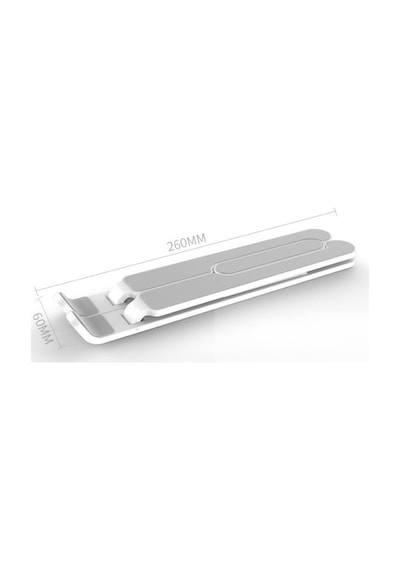 Plastik Yükseklik Ayarlı Laptop Standı Siyah Plastik Yükseklik Ayarlı Laptop Standı Siyah