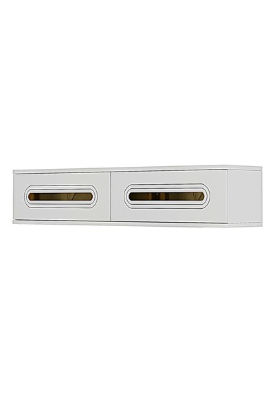 Da1220bg Rany Dresuar , Antre Hol Rafı Beyaz-gold 120cm