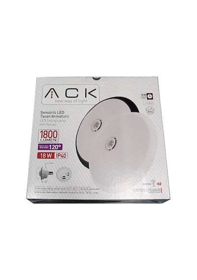 Ack Acil Kitli Ful Ledli Sensörlü Glop 6500k Beyaz