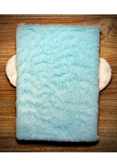 Tüylü Defter, Peluş Defter Mavi