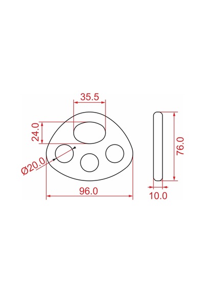Kong 3rıg 3 Delikli İp Dağıtım Plakası 36kn Cen Ts 16415 Eac Uıaa 130 V1 Turuncu
