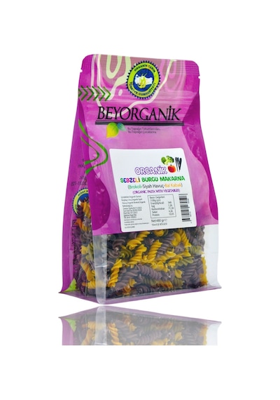 Organik Sebzeli Makarna Seti 2'li Paket 480 G