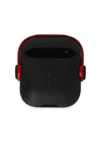 Uryport Apple Airpods Uyumlu 2 2.nesil Cool Kılıf - Siyah-kırmızı Çok Renkli