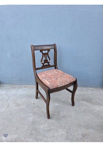 Vintage Masif Ahşap Yemek Sandalye 1 Adet Ac02 Çok Renkli