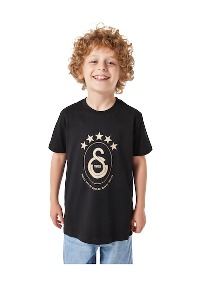 Gsstore Galatasaray 5 Yıldız Çocuk T-shirt C251352-1 SIYAH