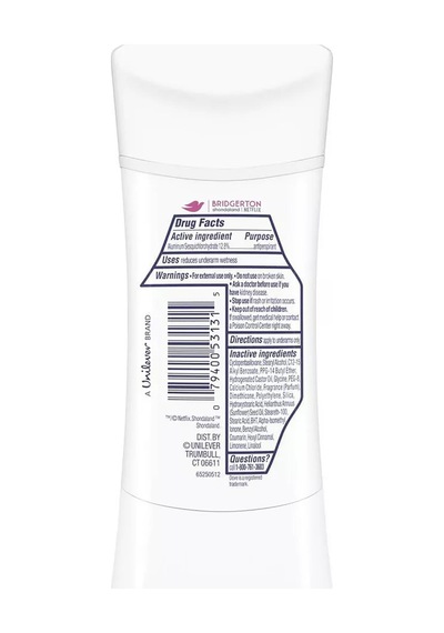Dove Bridgerton Raspberry Rendezvous Antiperspirant Stick Deodorant 74gr