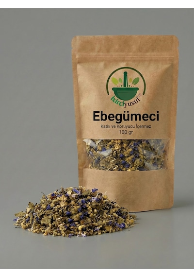 İxirciyusuf Ebegümeci Kara Ebegümeci Ebegümeci Otu Kurutulmuş Bitki Çayı 100 G Doğal