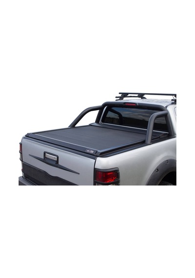 Ford Ranger Wiltrack Siyah 2011-2022 Arası Ombag Sürgülü Bagaj Kapağı Rollbag Bagaj Kepengi