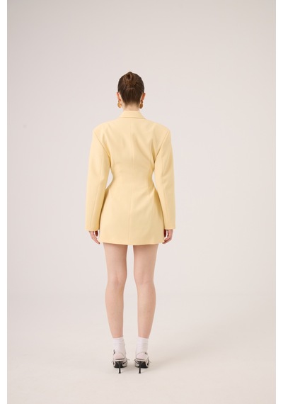 Holly Lolly Belden Oturmalı Galina Blazer Ceket Sarı