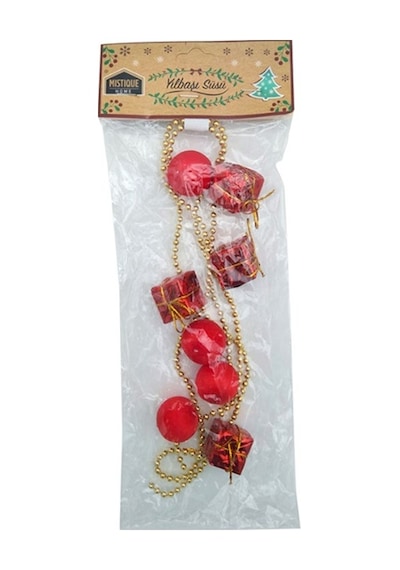 Mistique Yılbaşı Süsü Zincir Paket Renkli 120cm