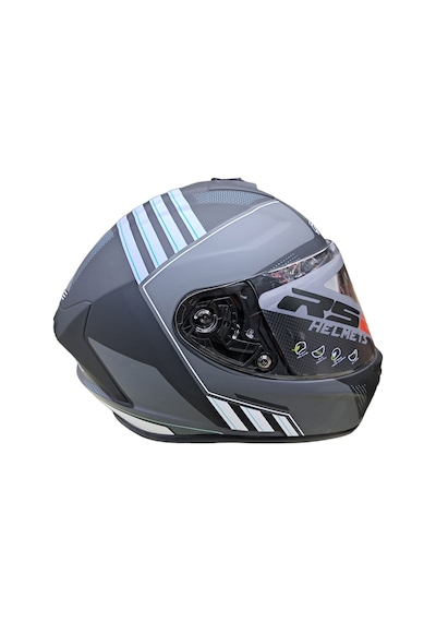 Rs2 Helmets Kapalı Motosiklet Kaskı Beyaz - Mat Siyah