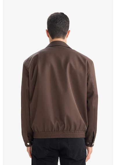 Defacto Oversıze Polo Yaka Su Geçirmez Mont F8470ax26spbn151 Kahve-bn151