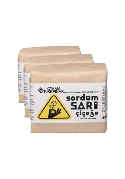 Otama Kırkpınar Sordum Sarı Çiçeğe Vücut Sabunu 3 Paketi 285 ML