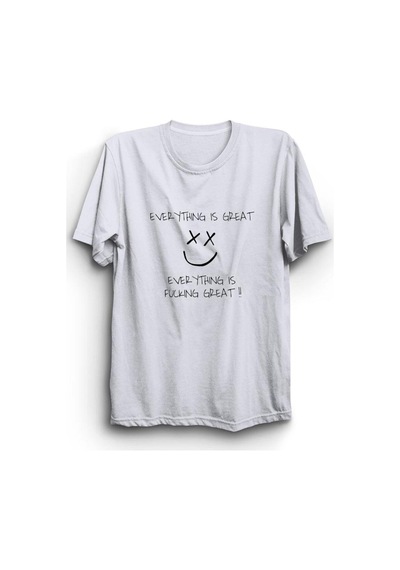 Louis Tomlinson Baskılı Unisex %100 Pamuk Beyaz T-shirt Beyaz