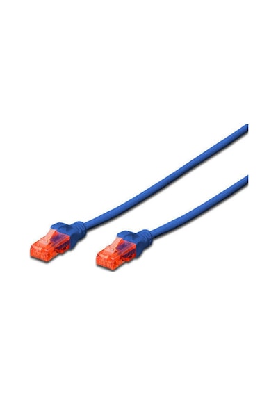 Beek BC-U60015B 0.15 Mt Cat6 U-UTP AWG26 LSZH Mavi Patch Cord Kablo