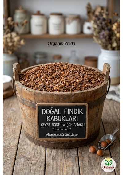 2 Kg Doğal Fındık Kabuğu Mangal Ve Soba Tutuşturucu, Organik Kompost Ve Bahçe Malçlama İçin Yerli Fındık Kabuğu