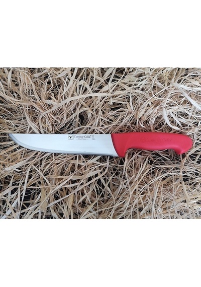 Sürmene Cumhur Çelik 61130 Kasap Kurban Bıçağı, 18 Cm, Kaymaz Sap