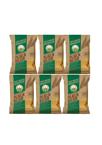 Türkiye Tarım Kredi Bulgur 1000 Gr Pilavlık X 6 Paket 6 Kg