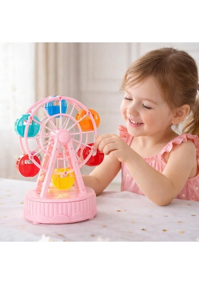 Coverzone Dönme Dolap Müzik Kutusu, 10 X 16cm, Kurmalı Melodili Ferris Wheel Müzik Kutusu, Pasta Üstü Doğum Gün Diğer Coverzone Dönme Dolap Müzik Kutusu, 10 X 16cm, Kurmalı Melodili Ferris Wheel Müzik Kutusu, Pasta Üstü Doğum Gün Diğer
