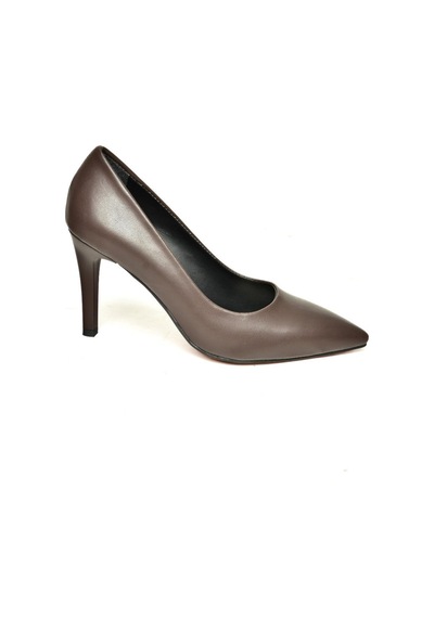 Fox Shoes U676082009 Kahverengi İnce Topuklu Kadın Stiletto Ayakkabı Kahverengi