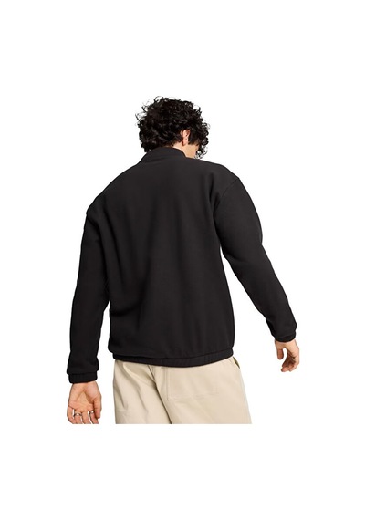 Puma Downtown Polarfleece Crew Erkek Günlük Sweatshirts 62675301 Siyah 62675301 Siyah