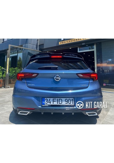 Opel Astra K 2015-2021 Egzoz Görünümlü Difüzör Plastik Boyalı