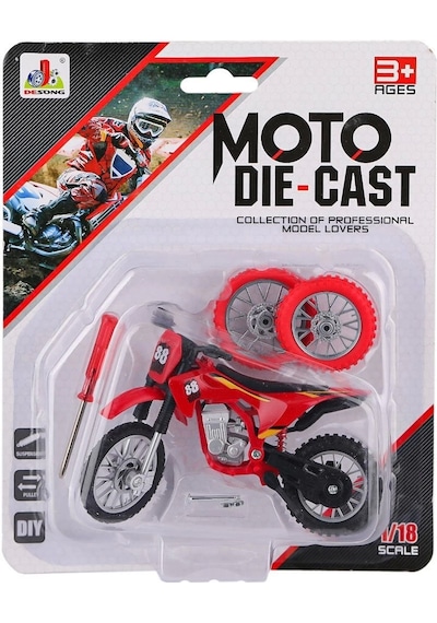Kzl-ds927 Motorsiklet Dıy Tornavidalı 1:18 -kızılkaya Oyuncak