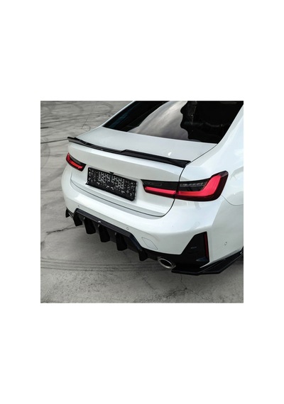 Bmw 3 Serisi G20 Lci 2022+ Arka Difüzör M Paket Uyumlu Piano Black Difüzör