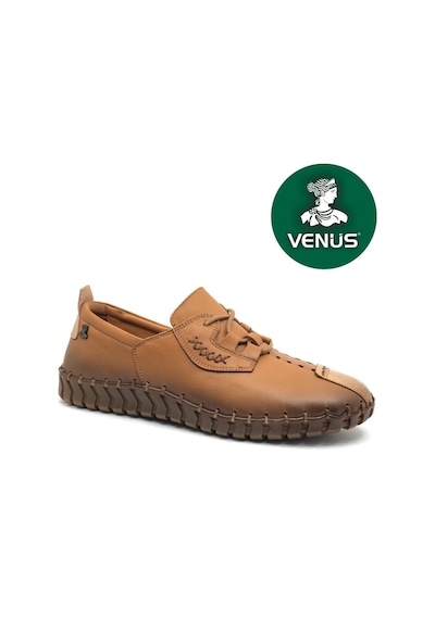 Venüs Şebik Hakiki Deri Ortopedik Kadın Casual Ayakkabı Taba