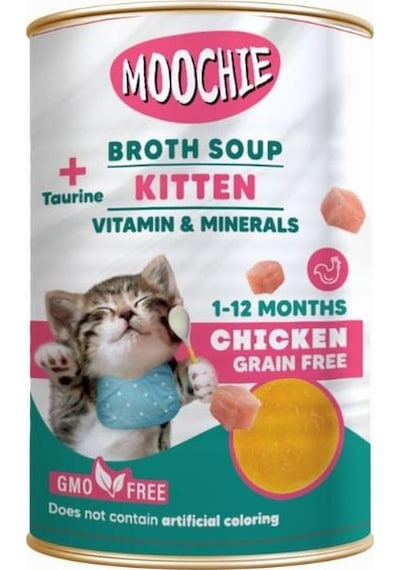 Moochie Tavuklu Et Suyu Yavru Kedi Çorbası 135 ML