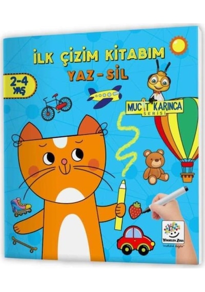 Yükselen Zeka Evde Etkinlik Seti 2 – Mucit Karınca Serisi Yaz-Sil