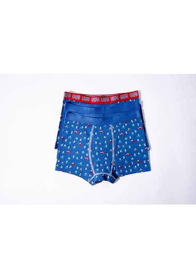U.S. Polo Assn. Erkek Çocuk Mavi İç Giyim 5274-49095 Cobalt