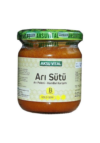 Aksu Vital Gold B 7.000 MG Arı Sütü Arı Poleni Bal Karışımı 220 G