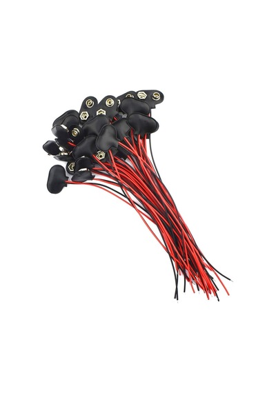 9 Volt Pil Başlığı 9V Pil Yuvası Pil Yatağı 5 Adet