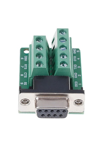 Alkatronik-Db9 To Dip Adaptör Dişi 9 Pin Rs232 Com Port Klemens Çevirici