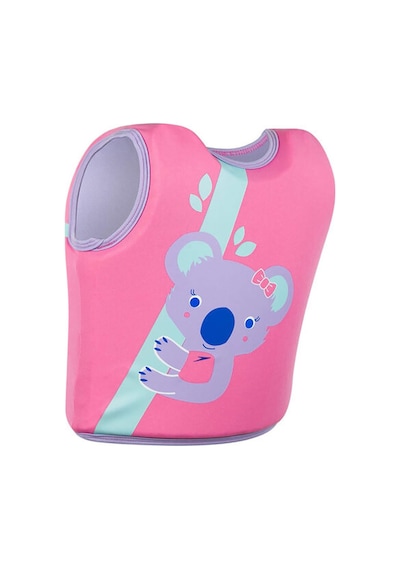 Speedo Koala Baskılı Batmaz Çocuk Yeleği Pembe Pembe