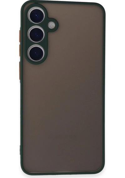 Samsung Uyumlu Galaxy S24 Kılıf Montreal Silikon Kapak Yeşil