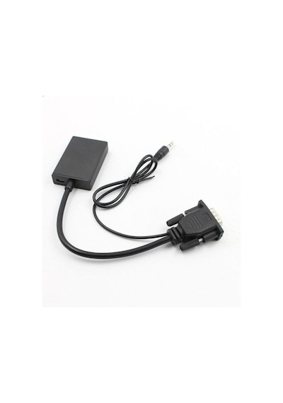 Vga To Hdmi Kablosu Dönüştürücü Converter Görüntü Ve Ses Çevirici (510215137)