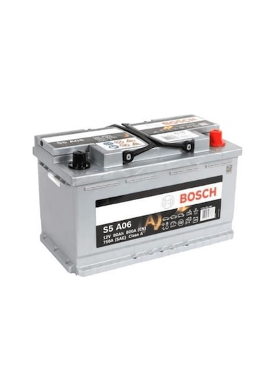 0092s5a060 - S5 80 Ah Agm - 800m. Akım A En / 80ah - Bosch